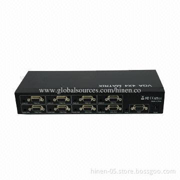 VGA Switch Splitter, Supports Highest Video Resolution 1920x1200, 1080p at 60Hz